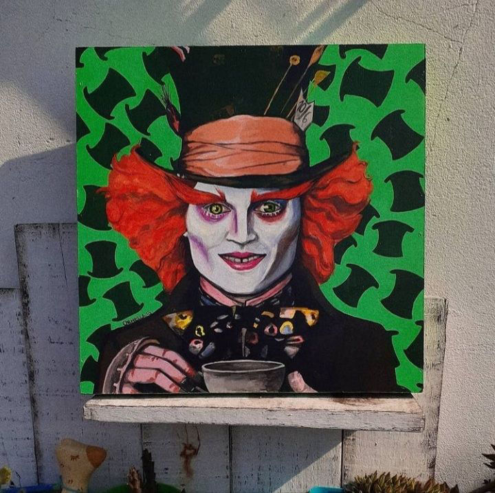 👗 Cuadro del Sombrerero Loco 🎩