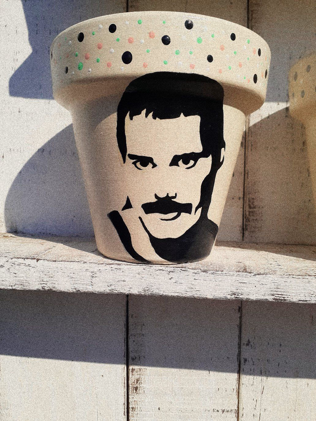 ❤ Maceta de Freddie Mercury 💛