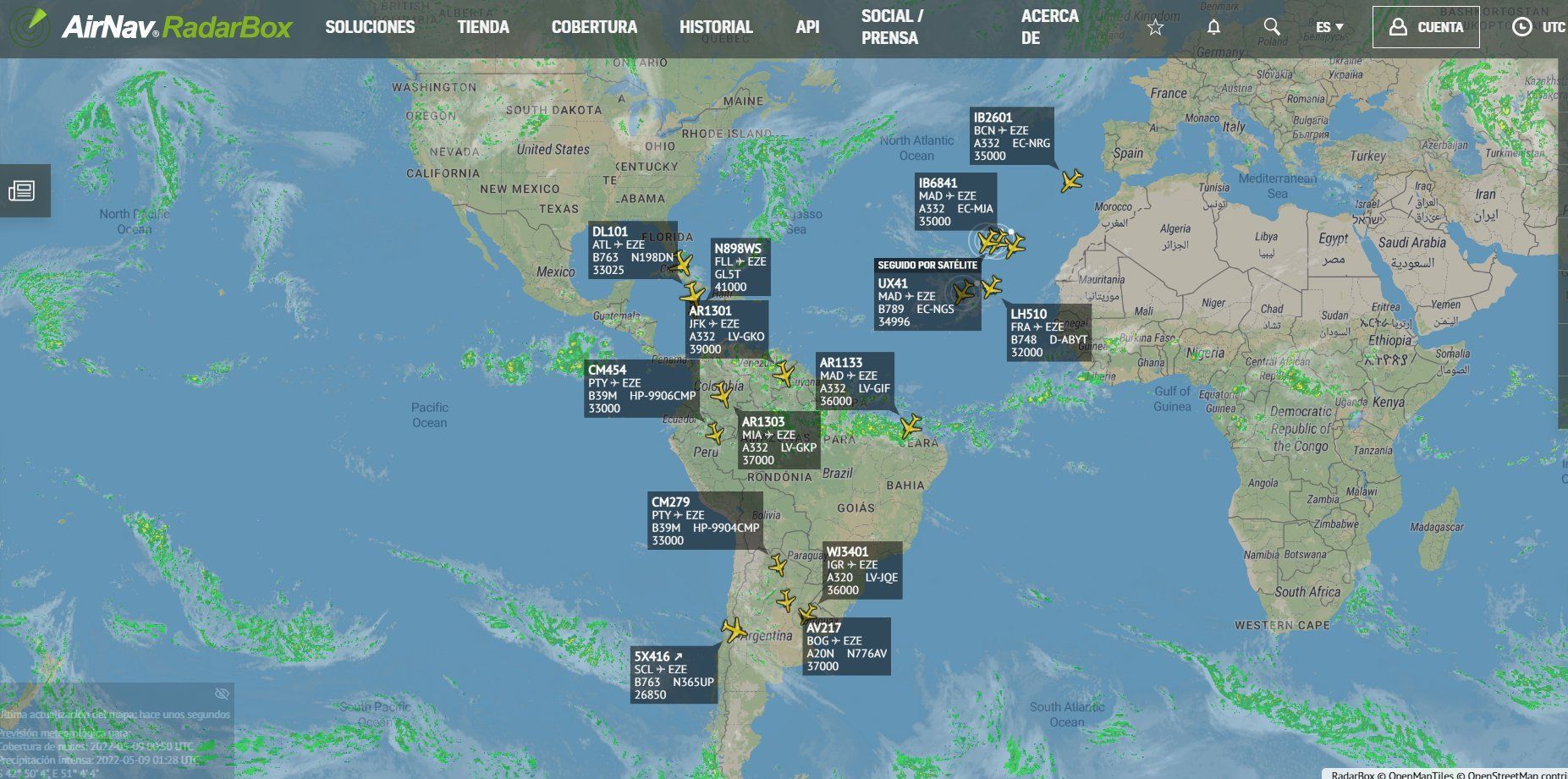 Posibles demoras en Ezeiza por Niebla