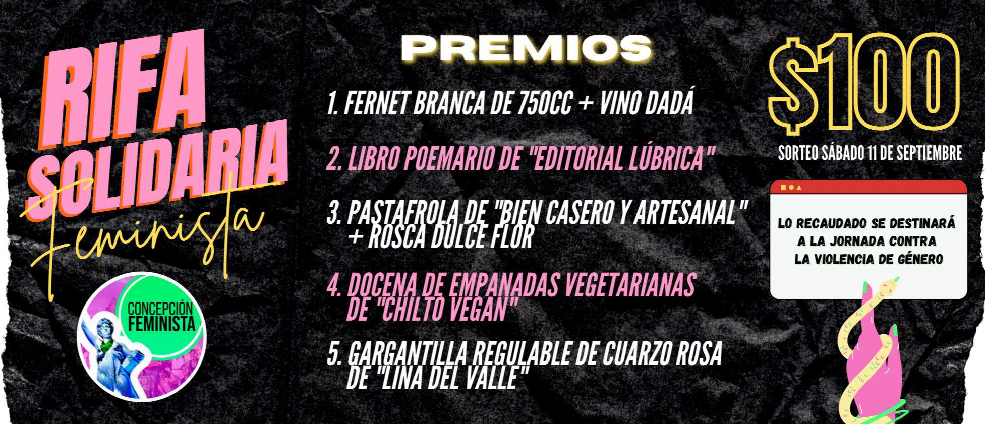 RIFA SOLIDARIA FEMINISTA