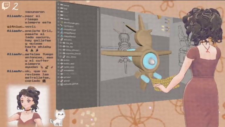 Navecita en 3d maya