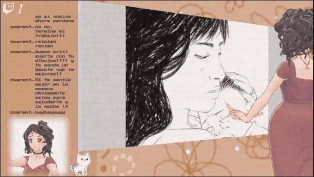 Animación de textura para Sophya Acosta Studio