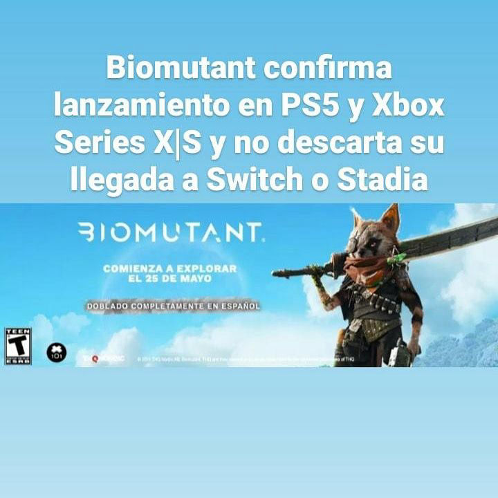 Confirmado biomutant en la new generacion