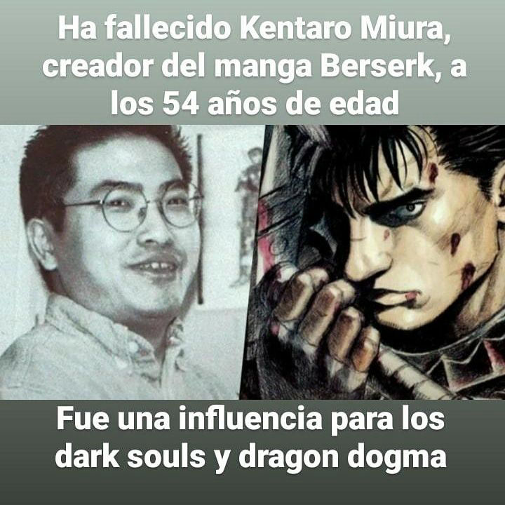 Fallecio kentaro miura