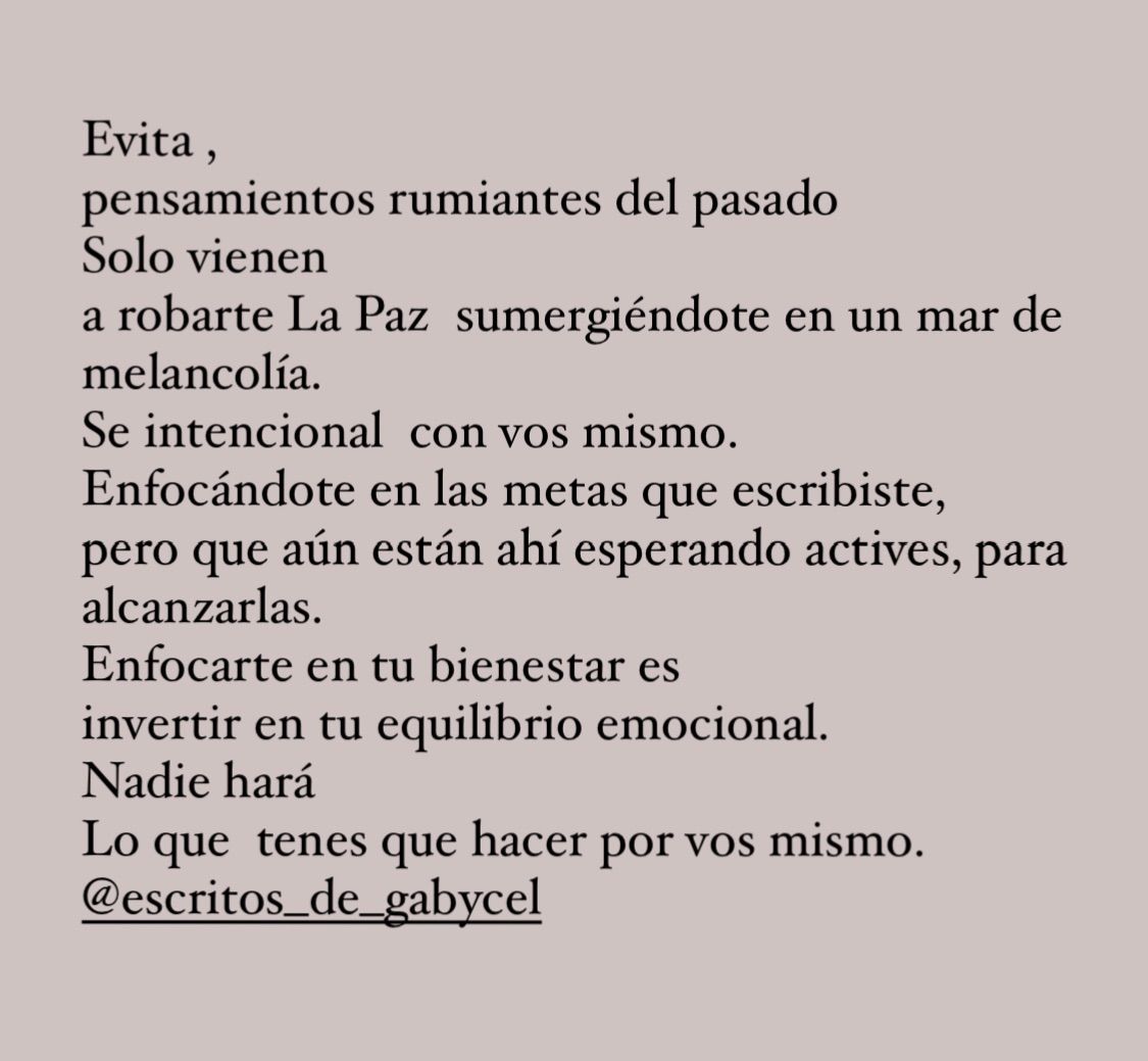 Pensamientos  rumiantes