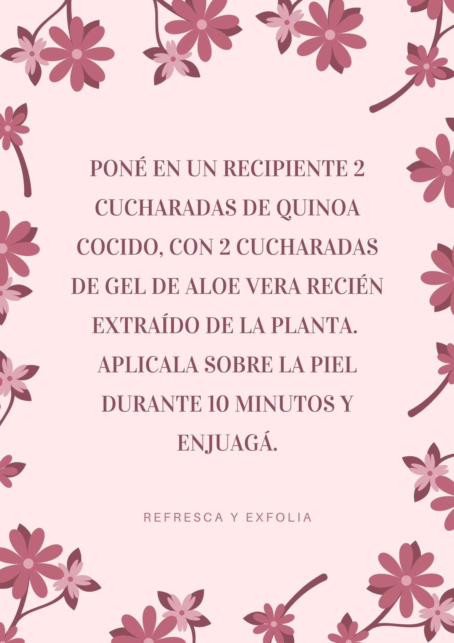 Aloe vera y quinoa