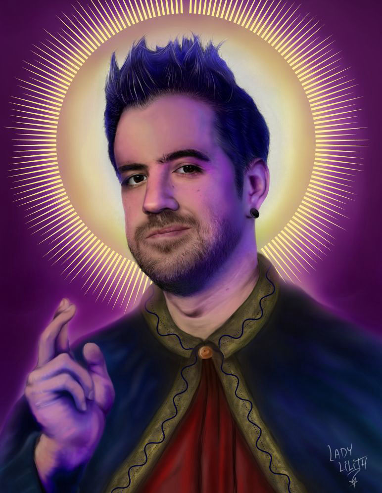 "Auronplay, protector de los viejos sabrosos" Dibujo digital - digital drawing