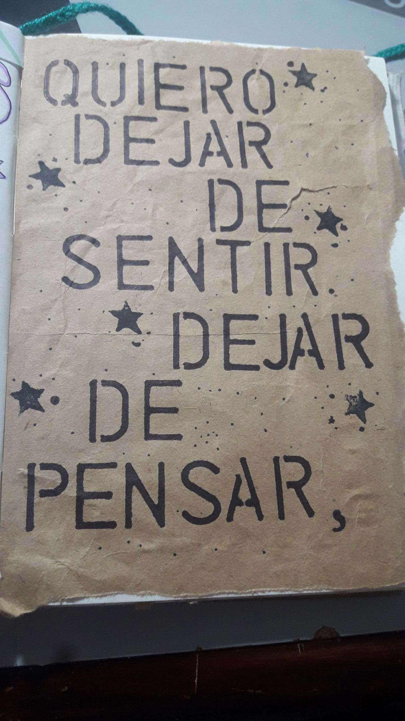 Quiero dejar de.