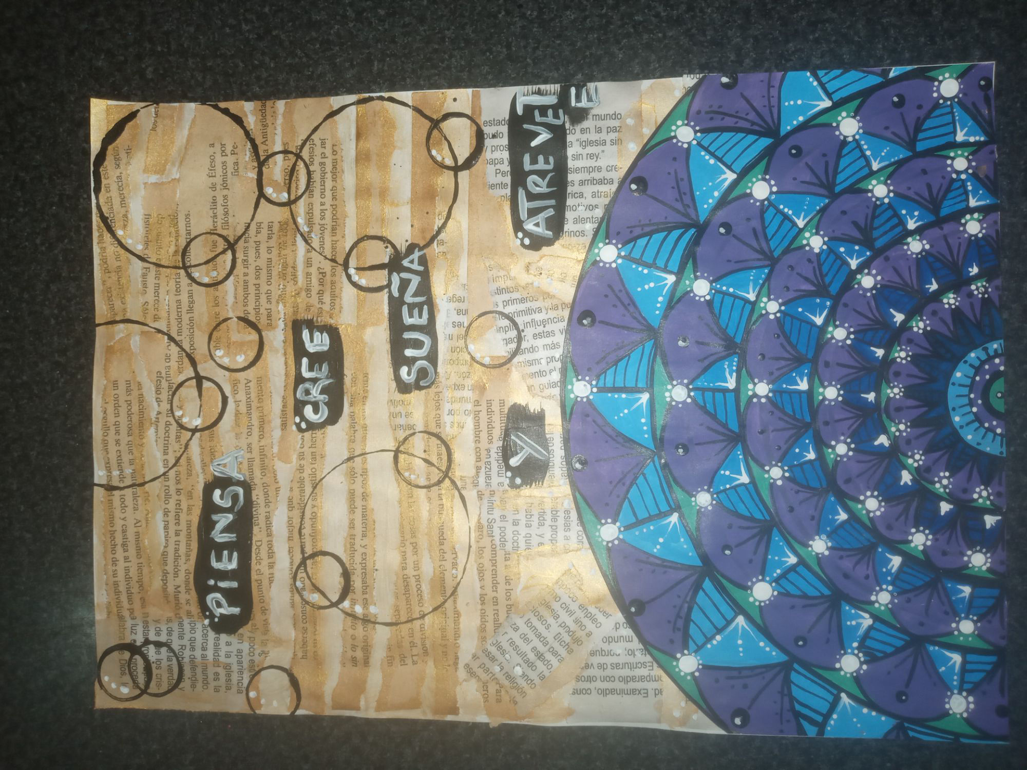 Mandala collage