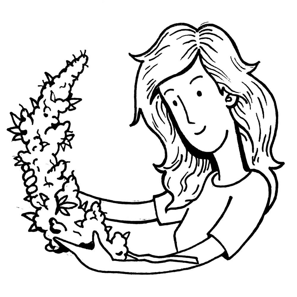 Diseño mujer cultivo