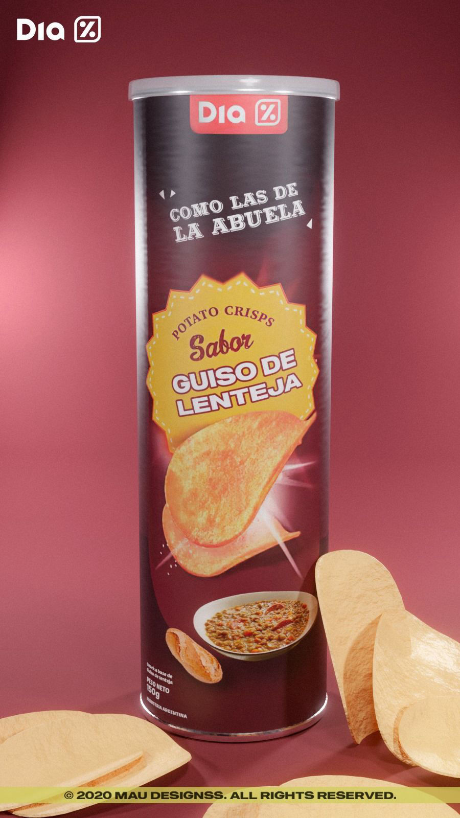 PAPAS DIA "Sabor Guiso de lenteja"