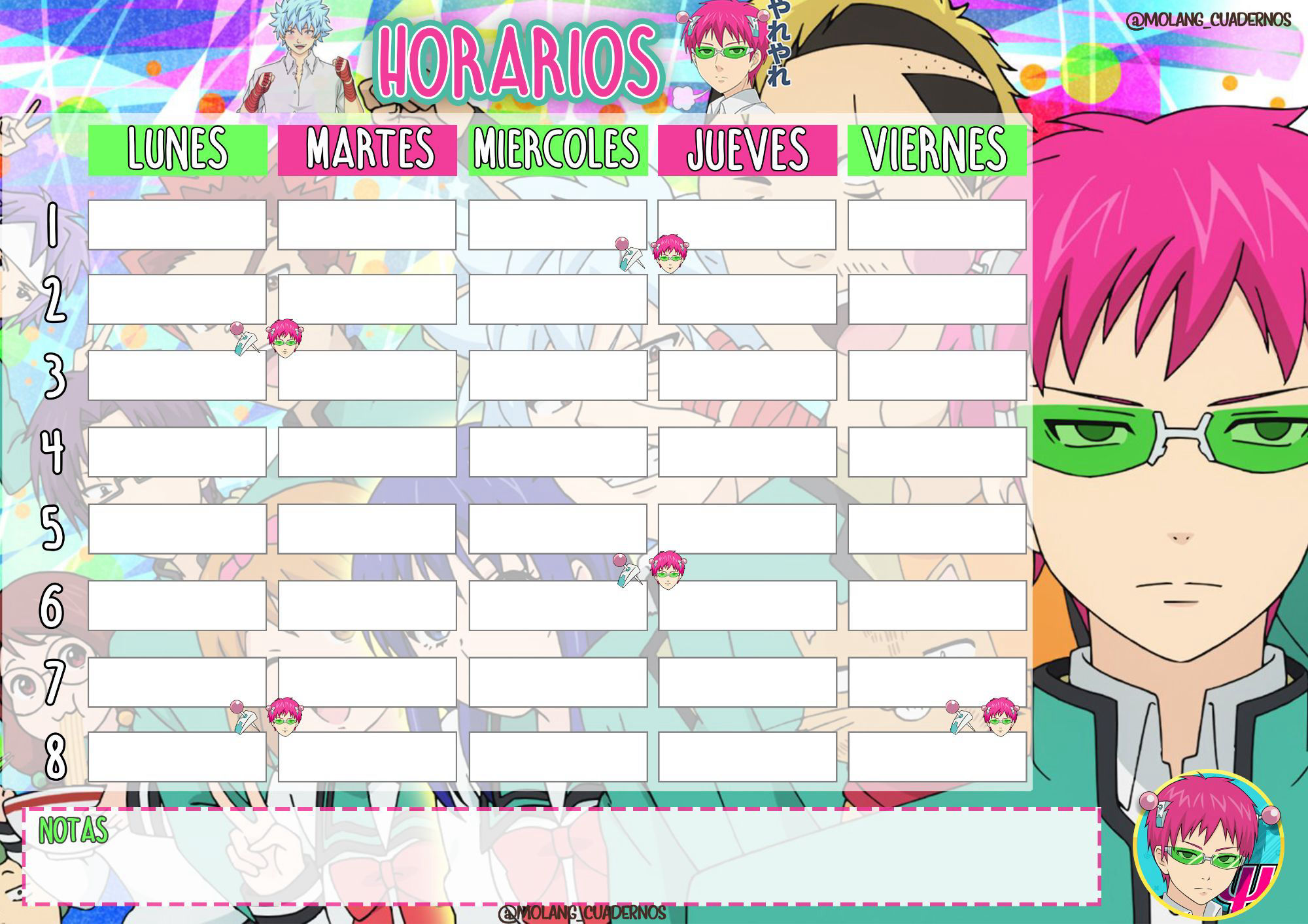 Saiki Horario