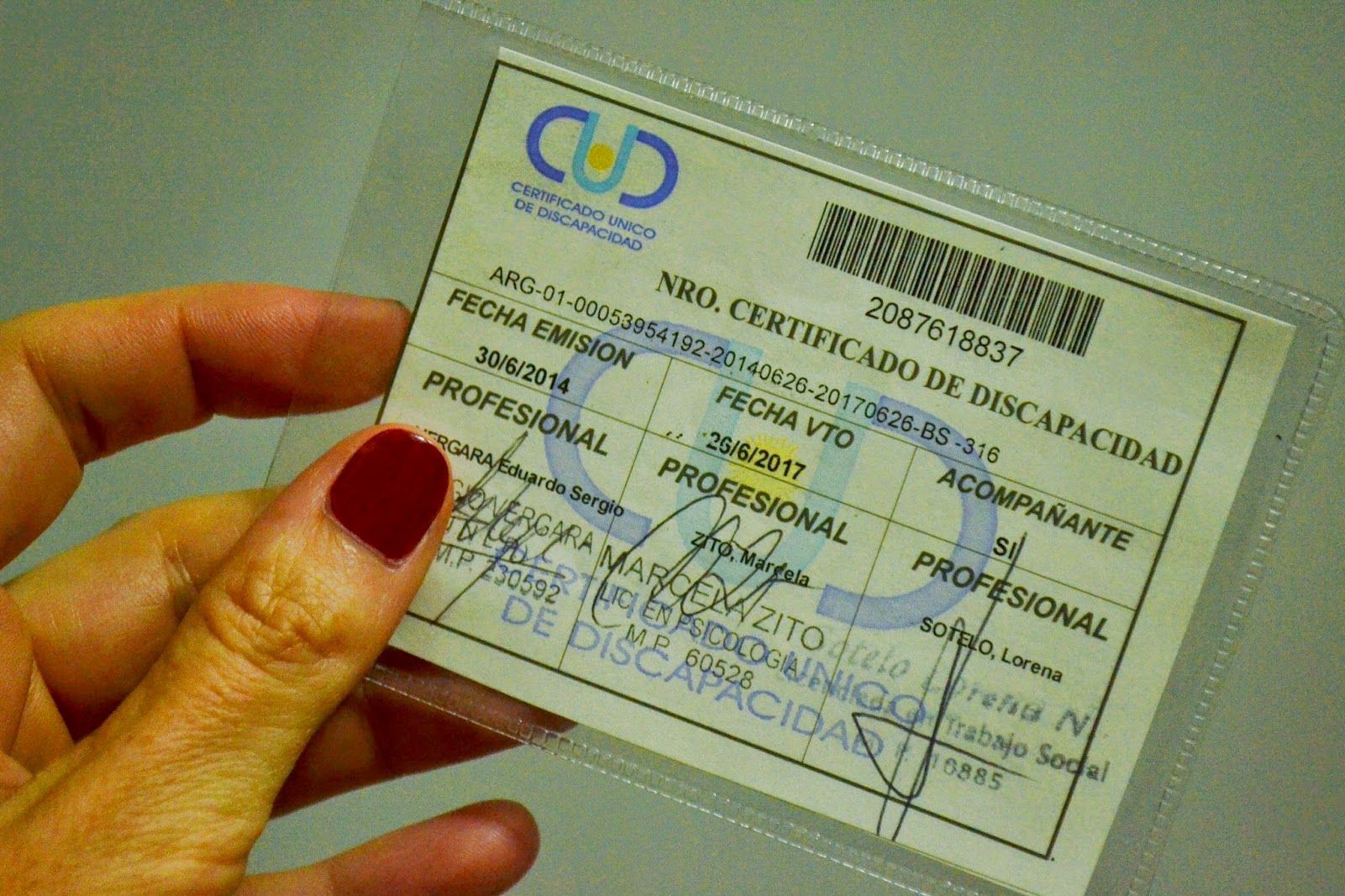 El certificado único de discapacidad: entre la angustia y los derechos
