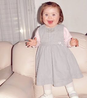Faustina ya tiene su primer diente!