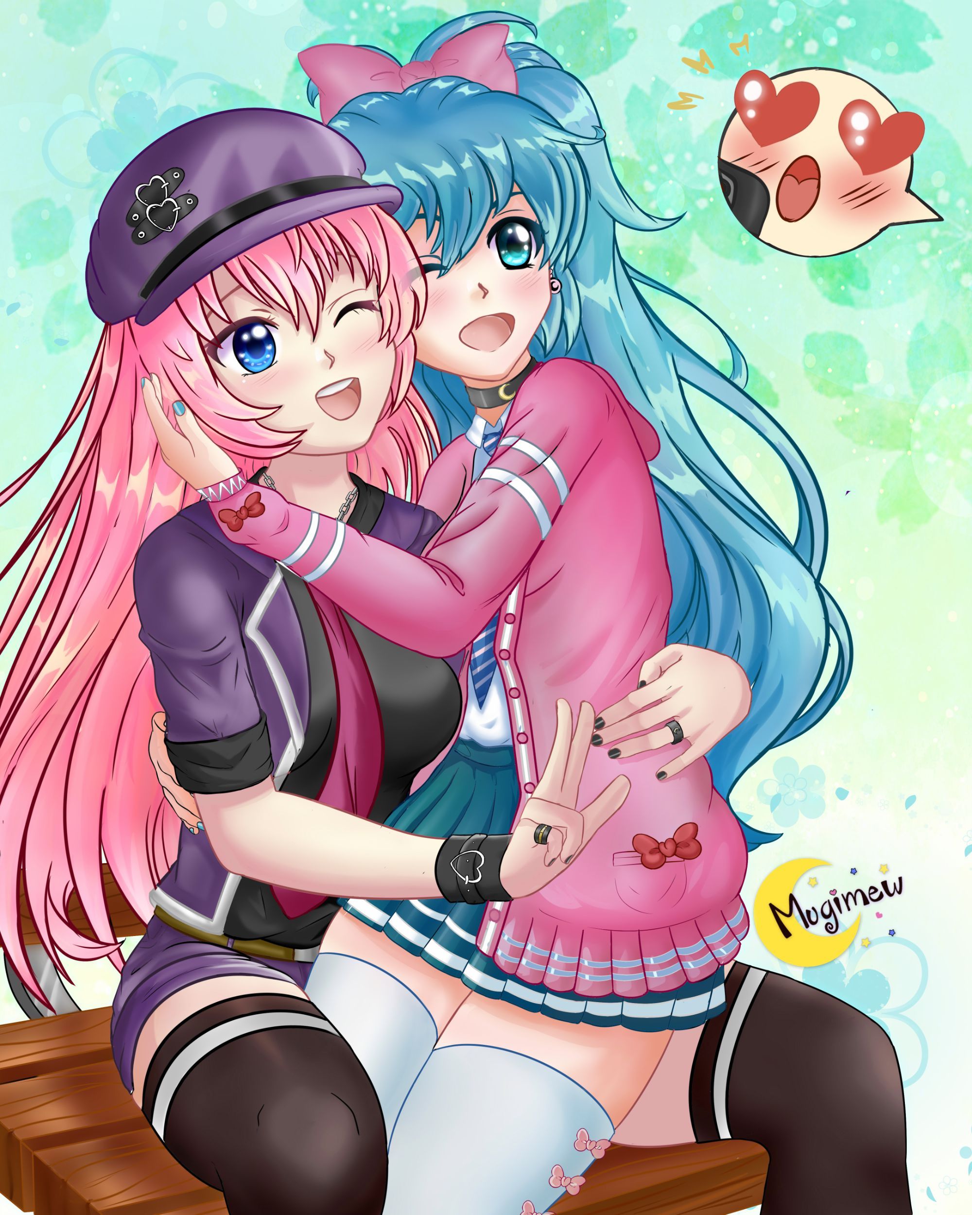 🌸Hatsune miku y Luka megurine Fanart🌸