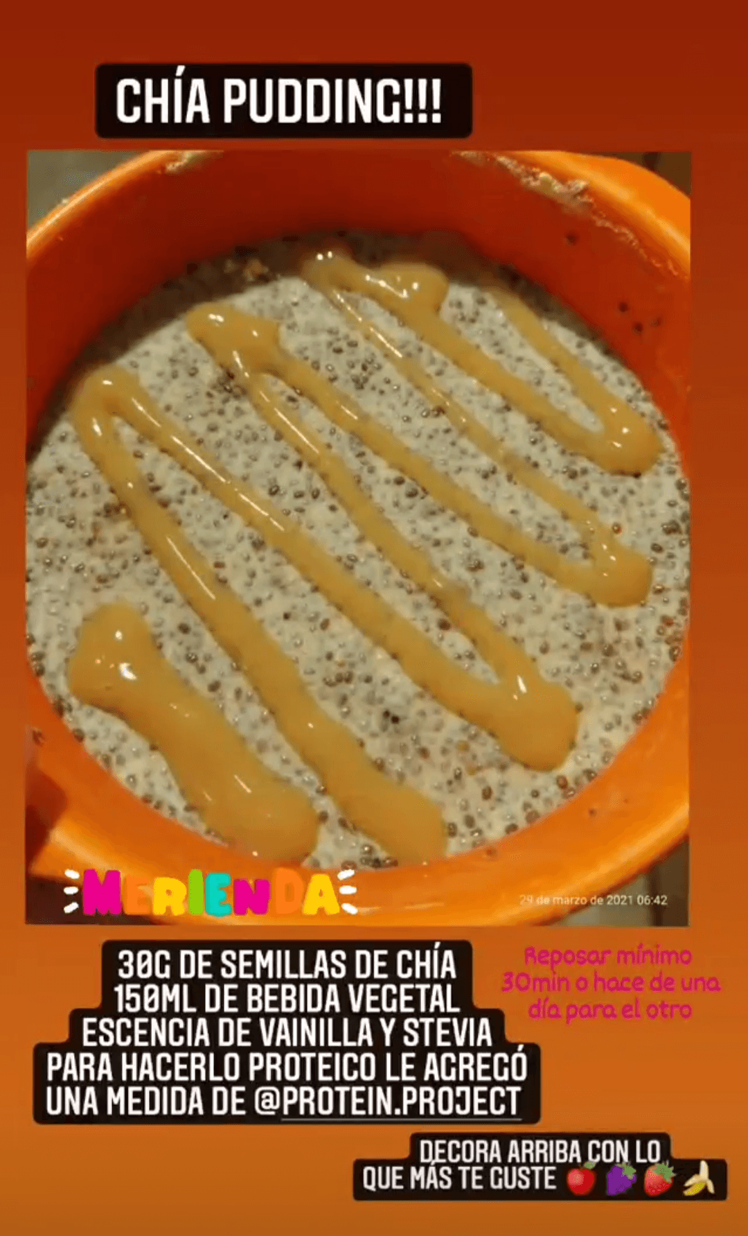 Chía pudding