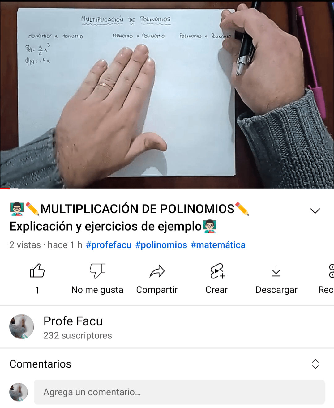 Multiplicación de Polinomios