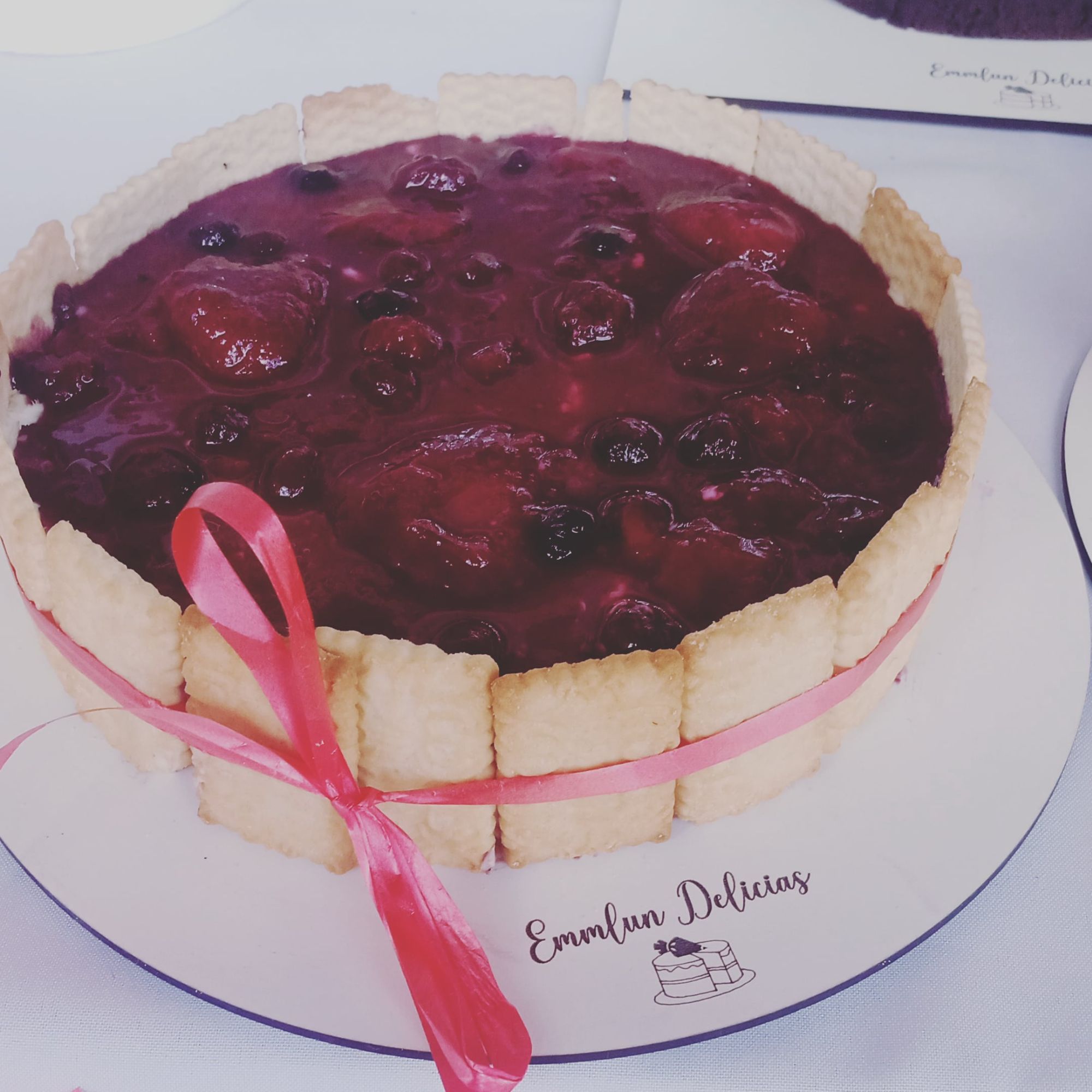 Chescake frutos rojos