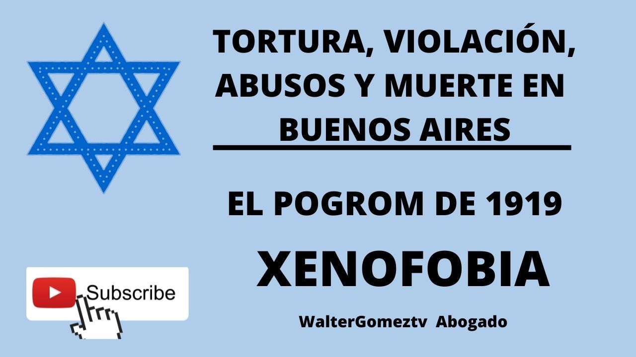 POGROM ARGENTINO: La masacre de judios escondida en el fondo de la historia