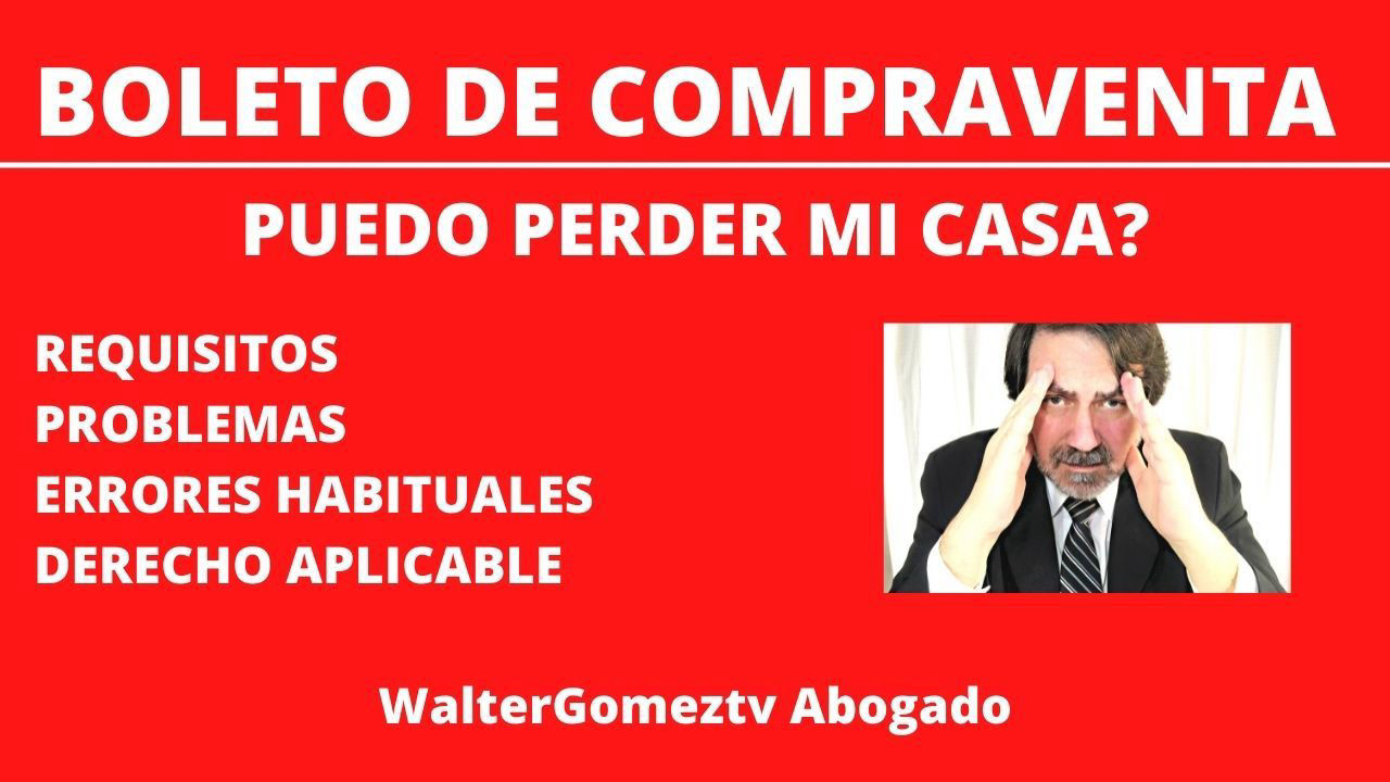 EL BOLETO DE COMPRAVENTA INMOBILIARIO
