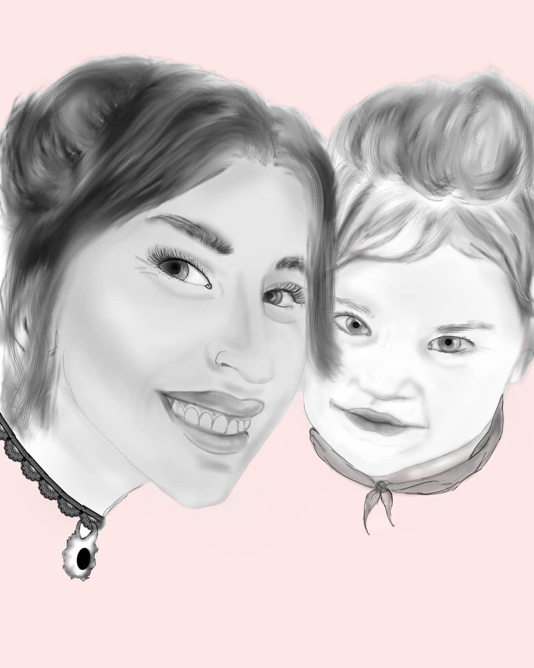 Retrato de madrina y ahijada!